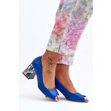 Boto Leather Pumps With Ornamental Heel Lewski Shoes | Eponuda.ba
