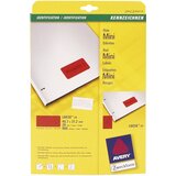  ETIKETE ILK 45,7X21,2MM PK20L ZWECKFORM L6038-20 CRVENE | shoptok.hr