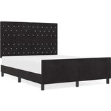 vidaXL Crni Baršunasti Krevet Okvir 140x200 cm | shoptok.hr