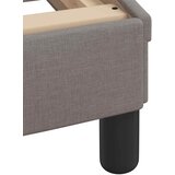  Okvir za krevet bez madraca smeđesivi 140 x 190 cm od tkanine | shoptok.hr