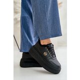 Boto Sneakers Women's Sport Shoes Insulated On Massive Sole Black Verissha | Shoptok.si