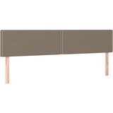 Krevet s oprugama i madracem smeđesivi 200x200 cm od tkanine | shoptok.hr