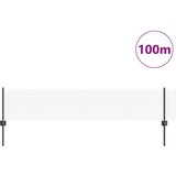  Zavarena žičana ograda s 44 U postova Siva 0.4x100 m Čelik | shoptok.hr