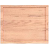 Stolna ploča svjetlosmeđa 80x60x(2-4) cm obrađena hrastovina | Eponuda.com
