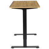 Mömax dvižna pisalna miza emil 2, barva hrasta, 120x60 | Shoptok.si