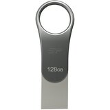 SiliconPower Mobile C80 USB flash drive 128 GB USB Type-A /USB Type-C 3.0 (3.1 Gen 1) Titanium | shoptok.hr