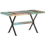  Blagovaonski stol 140 x 70 x 76 cm od masivnog obnovljenog drva | shoptok.hr