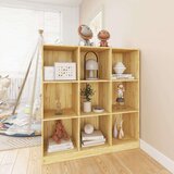 vidaXL knjižna omara za razdelitev prostora 104x33,5x110 cm borovina | Shoptok.si
