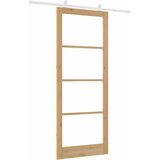  Klizna vrata ORKDAL 93 x 232 cm Masivna borovina i staklo | shoptok.hr