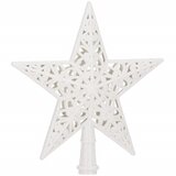  Božićni ukras zvijezda bijela 19,5 × 20,5 cm | shoptok.hr