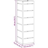 Stalak za kišobrane Antracit 15,5 x 15,5 x 49 cm Čelik | shoptok.hr
