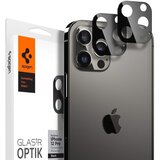 Spigen OPTIK.TR KALJENO STAKLO SET 2 KOM ZA KAMERU IPHONE 12 PRO MAX CRNO | shoptok.hr