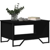  Stolić za kavu crni 75x51x40 cm od konstruiranog drva | shoptok.hr
