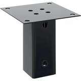 vidaXL Podstavki za stebre Kvadratni 4 kosi Antracit 71x71 mm | Shoptok.si
