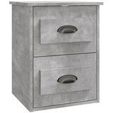 Maison Chic Stenska Nočna omarica - Nočna miza betonsko siva 41,5x36x53 cm, (21690189) | Shoptok.si