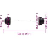  Dvoručni uteg s pločama 60 kg | shoptok.hr