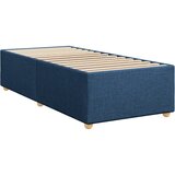  Krevet s oprugama i madracem plavi 100 x 200 cm od tkanine | shoptok.hr