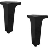  Noge namještaja 2 pcs Crna 54,1 x 54,1 x 100 mm Željezo | shoptok.hr