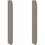  Uši uzglavlja Sivo-smeđa 80 x 16 x 4 cm tkanina | Eponuda.com
