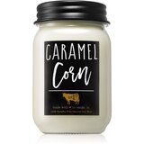Milkhouse Candle Co. Farmhouse Caramel Corn dišeča sveča Mason Jar 368 g Cene