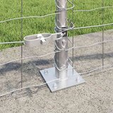  Vanjski Euro Ograda s Betonskom Podlogom 50 x 0,4 m Srebrna | shoptok.hr