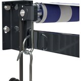  Automatska tenda na uvlačenje plavo-bijela 4,5 x 3 m | shoptok.hr
