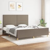  Okvir za krevet bez madraca smeđesivi 180x200 cm od tkanine | shoptok.hr