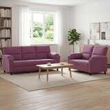  Set sofe 2 pcs Ljubičasta Baršun | shoptok.hr