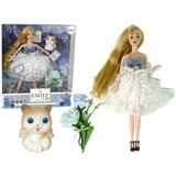  Lutka za igru Emily sa bež mačkom - 30 cm | shoptok.hr