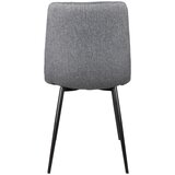 XORA stol, kovina, tekstil črna, temno siva | Shoptok.si