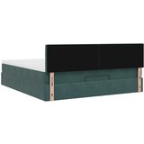  Otomanski krevet s madracem i LED 180x200 cm baršunasti | shoptok.hr