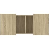 vidaXL Klubska mizica sonoma hrast 80x55x40 cm inženirski les | Shoptok.si