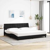  Okvir za krevet bez madraca Hanko crni 200x200 cm od tkanine | shoptok.hr