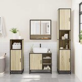  2-dijelni set kupaonskog namještaja boja hrasta sonome drveni | shoptok.hr