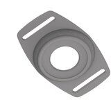 INF silikonski zaščitni etui za apple airtag grey, (21757158) | Shoptok.si