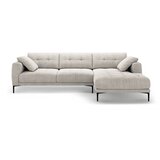 Micadoni Bež kutna garnitura (s desnim kutom/s ležaljkom) Bemy – | shoptok.hr