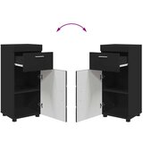  Kupaonski ormar Crna 37 x 31.5 x 82 cm Konstruirano drvo | shoptok.hr