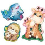 Lisciani Montessori Baby Touch živali logična sestavljanka - Lisciani | Shoptok.si