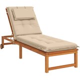  Jastučić za ležaljku GEMERT 100% poliester Krem 190 x 50 x 9 cm - Krem 190 x 50 x 9 cm Melange | shoptok.hr