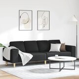  Kauč za dnevni boravak Crna 250 x 77 x 76 cm Poliester | shoptok.hr