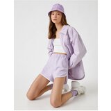 Koton Shorts - Purple - High Waist | shoptok.hr