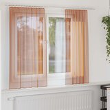 Voile zavjese s džepovima za šipke 2 kom terakota | shoptok.hr
