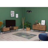Hanah home Laxus Takım 7 WalnutBlack Living Room Furniture Set | ePonuda.com