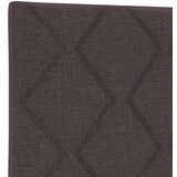 vidaXL Okvir za krevet Tamno smeđa 120 x 190 cm tkanina | shoptok.hr