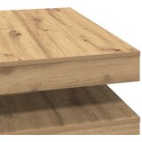  Klub stolić rotirajući za 360 stupnjeva, Artisan hrast 90x90x34,5 cm | shoptok.hr