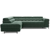 ELTAP Zelena raztegljiva/s prostorom za shranjevanje kotna sedežna garnitura iz šenilje (levi kot/v obliki črke L) Ferucce – | Shoptok.si