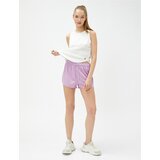Koton Shorts - Purple - Normal Waist cene