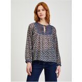Orsay Dark blue Women's Patterned Blouse - Women Cijene