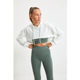 Trendyol Ecru Super Crop Hoodie Sports Sweatshirt | ePonuda.com
