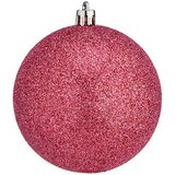  Set božićnih kuglica Roza Plastika Ø 8 cm (24 kom.) | shoptok.hr